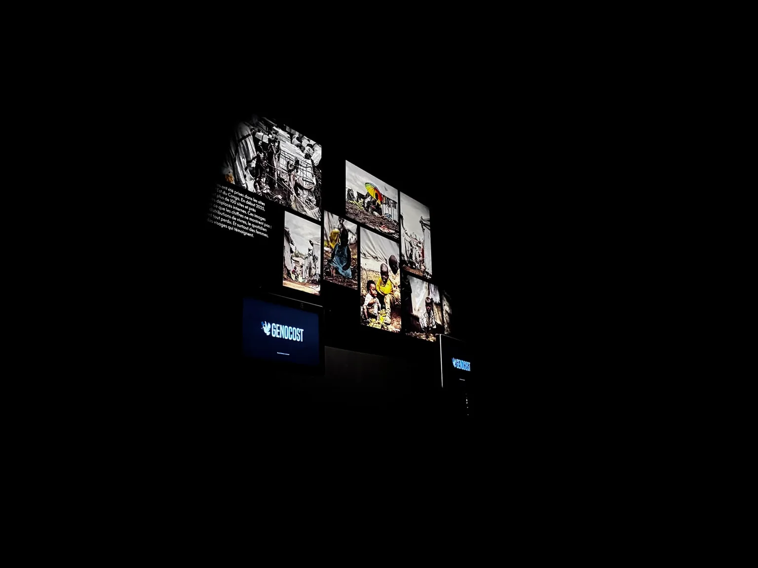 Installation documentaire au Mémorial du Genocost.